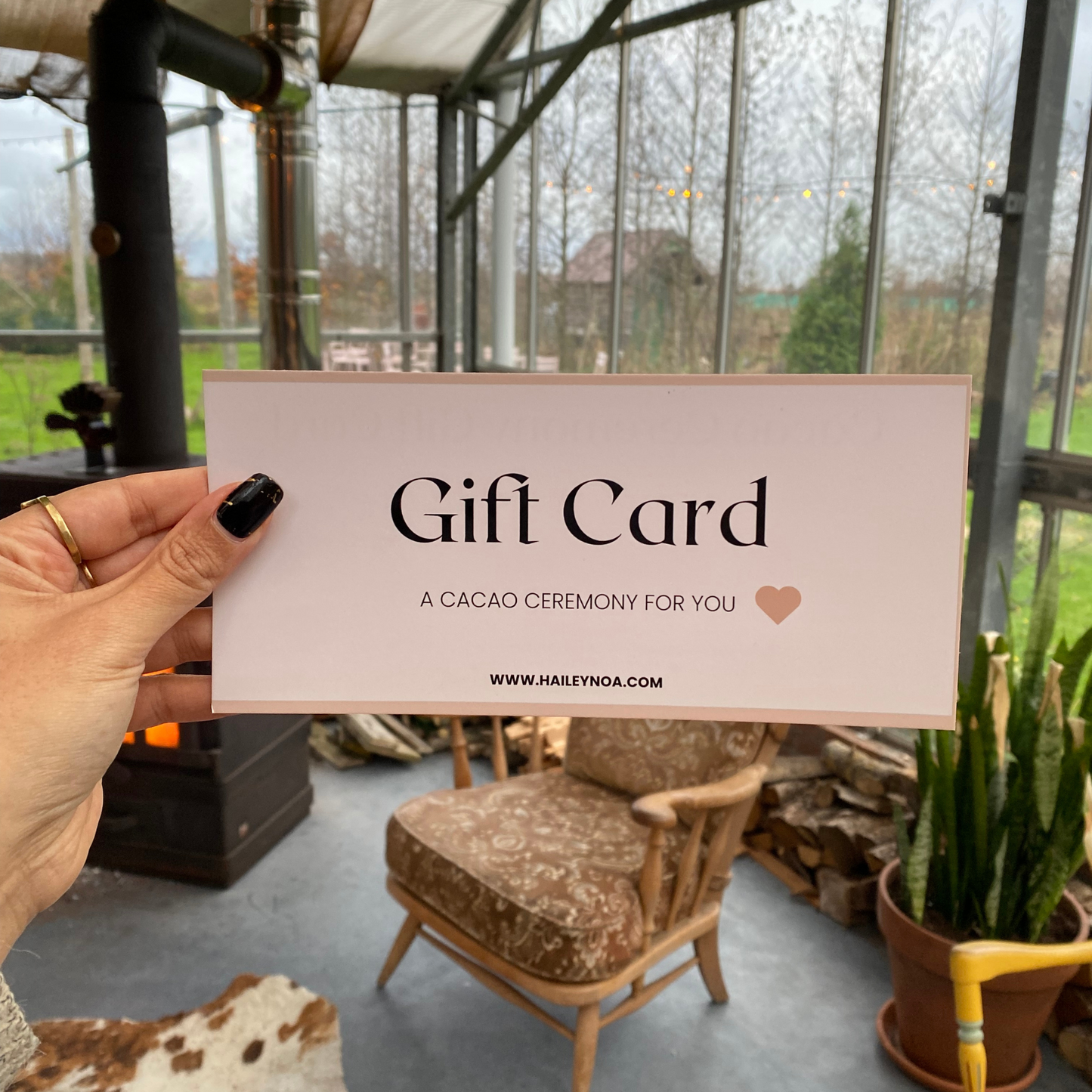 25 euro - Cacao Ceremony Gift Card (Physical Card)