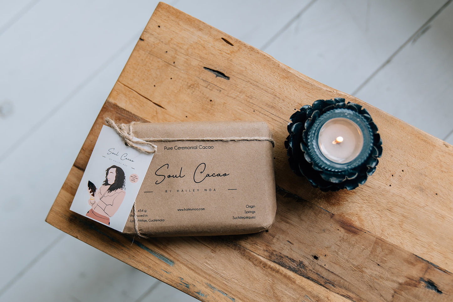 105 Grams Soul Cacao (block) - Ceremonial Cacao, 100% Pure and Raw