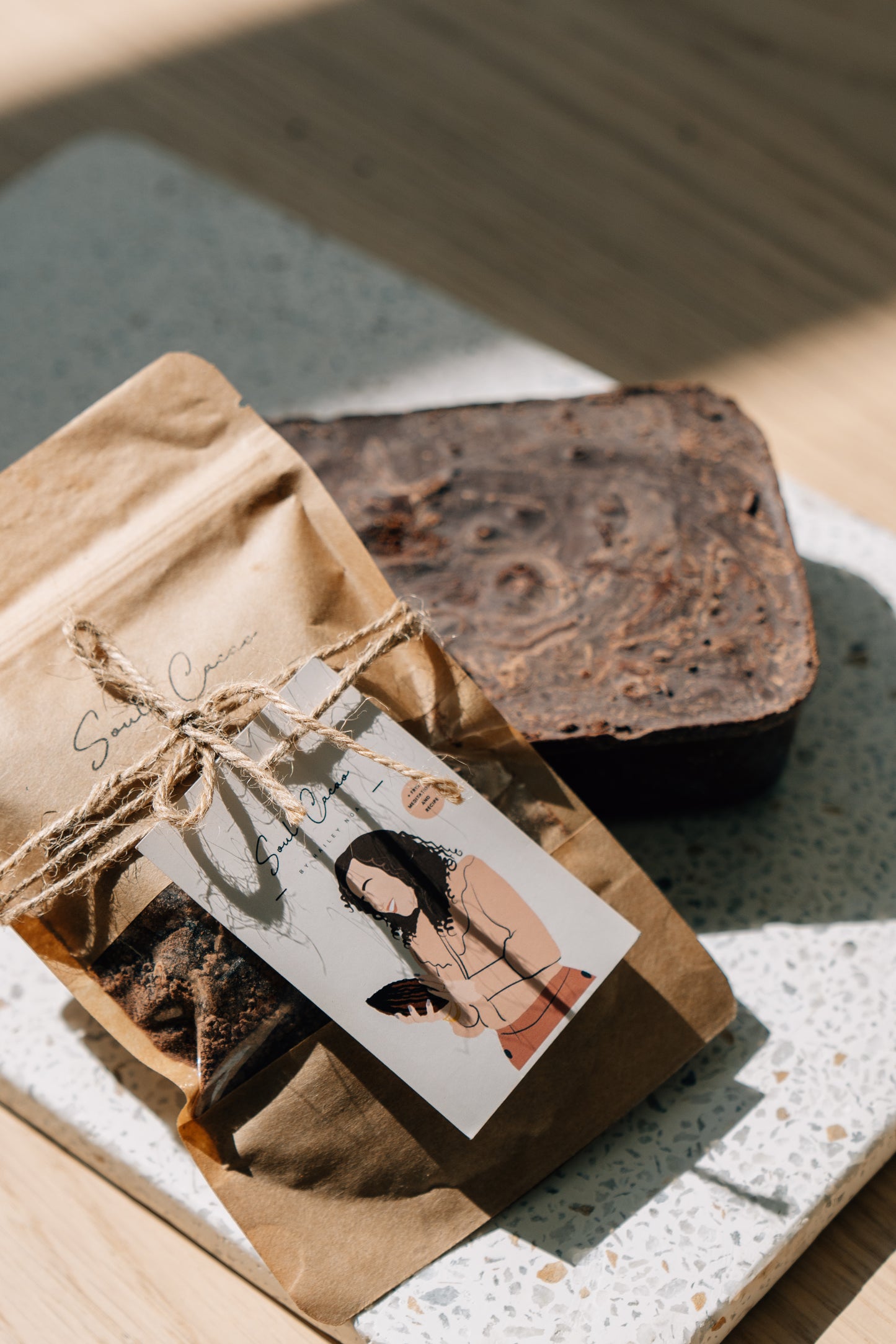 40 Grams Soul Cacao (bag) - Ceremonial Cacao, 100% Pure and Raw