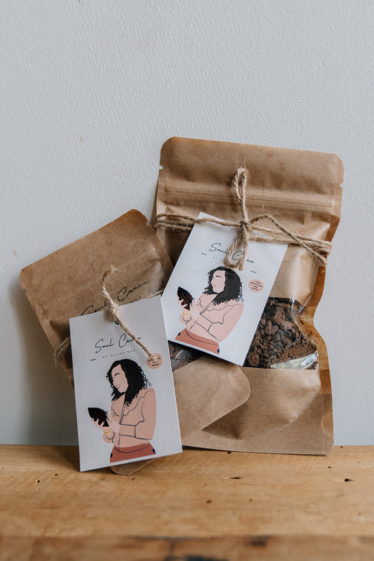 40 Grams Soul Cacao (bag) - Ceremonial Cacao, 100% Pure and Raw